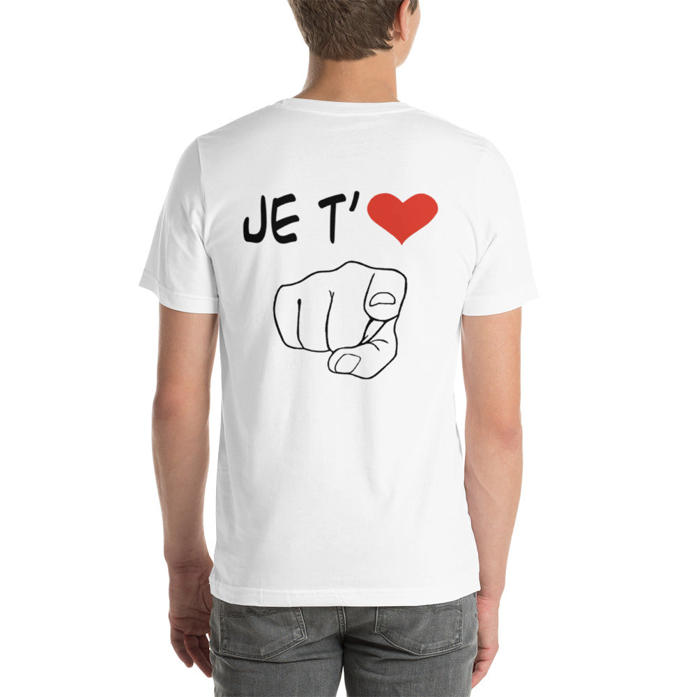 Je t’❤️, T-shirt unisexe