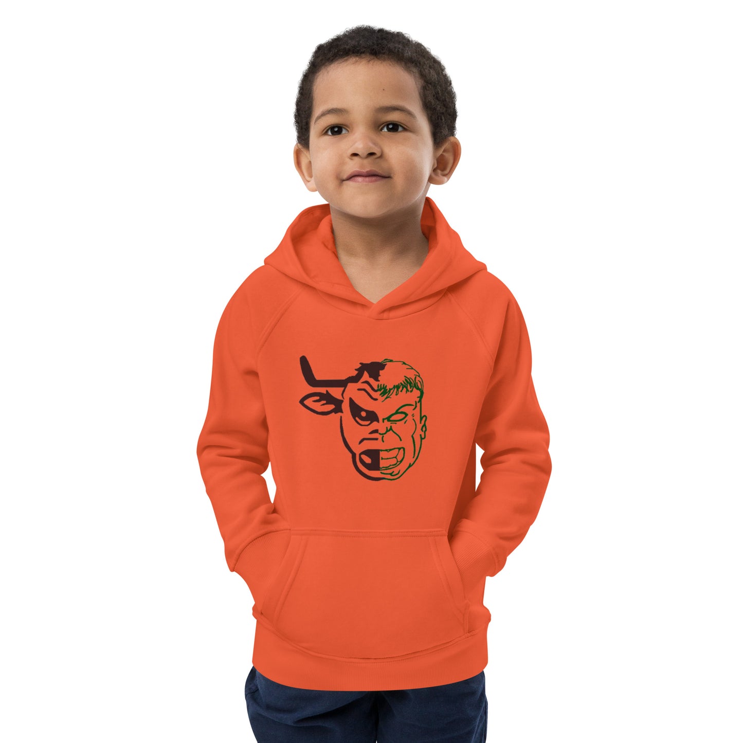 Sweat à capuche écologique pour enfants, Hulk