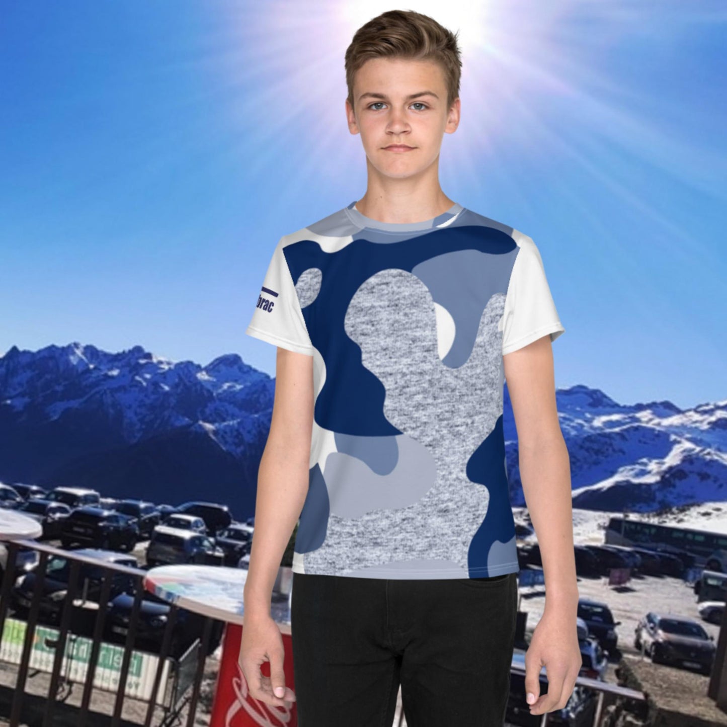 Aubrac, T-shirt col ras du cou adolescent