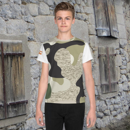 Aubrac, T-shirt col ras du cou adolescent