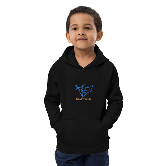 Gold’Aubrac Brodé 🧵,Sweat à capuche écologique pour enfants