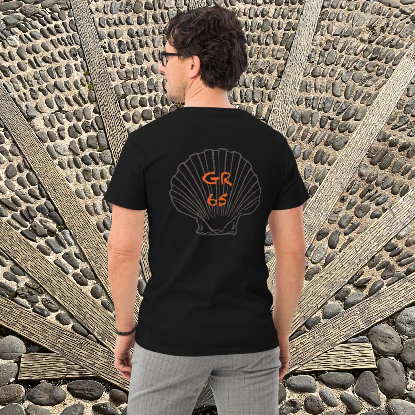 St Jacques de Compostelle, T-shirt premium en coton homme