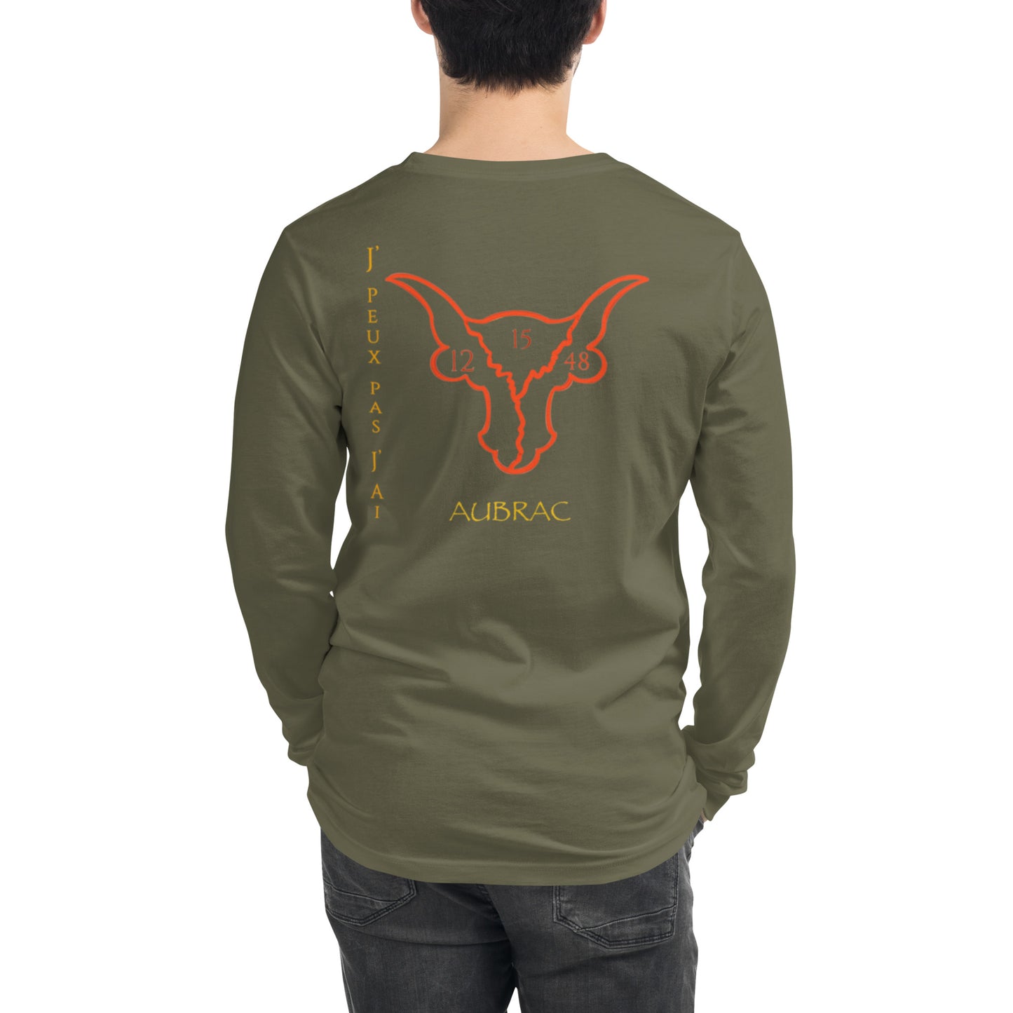 J’peux pas j’ai Aubrac, T-shirt Unisexe à Manches Longues