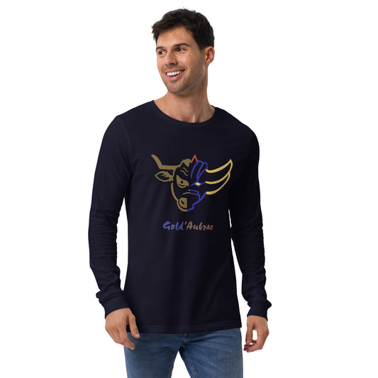 Gold’Aubrac, T-shirt Unisexe à Manches Longues