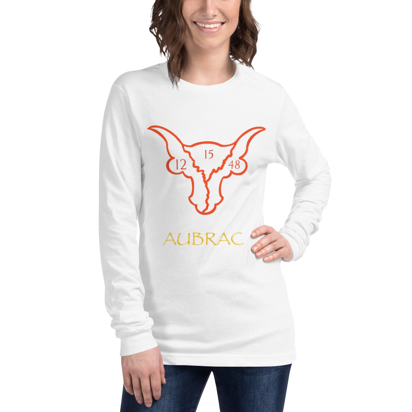 Aubrac, T-shirt Unisexe à Manches Longues