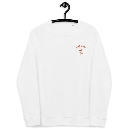 Saint-Urcize, BRODÉ 🧵,Sweatshirt écologique raglan unisexe