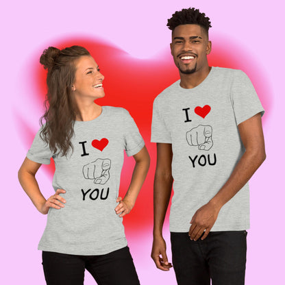 I love you, T-shirt unisexe