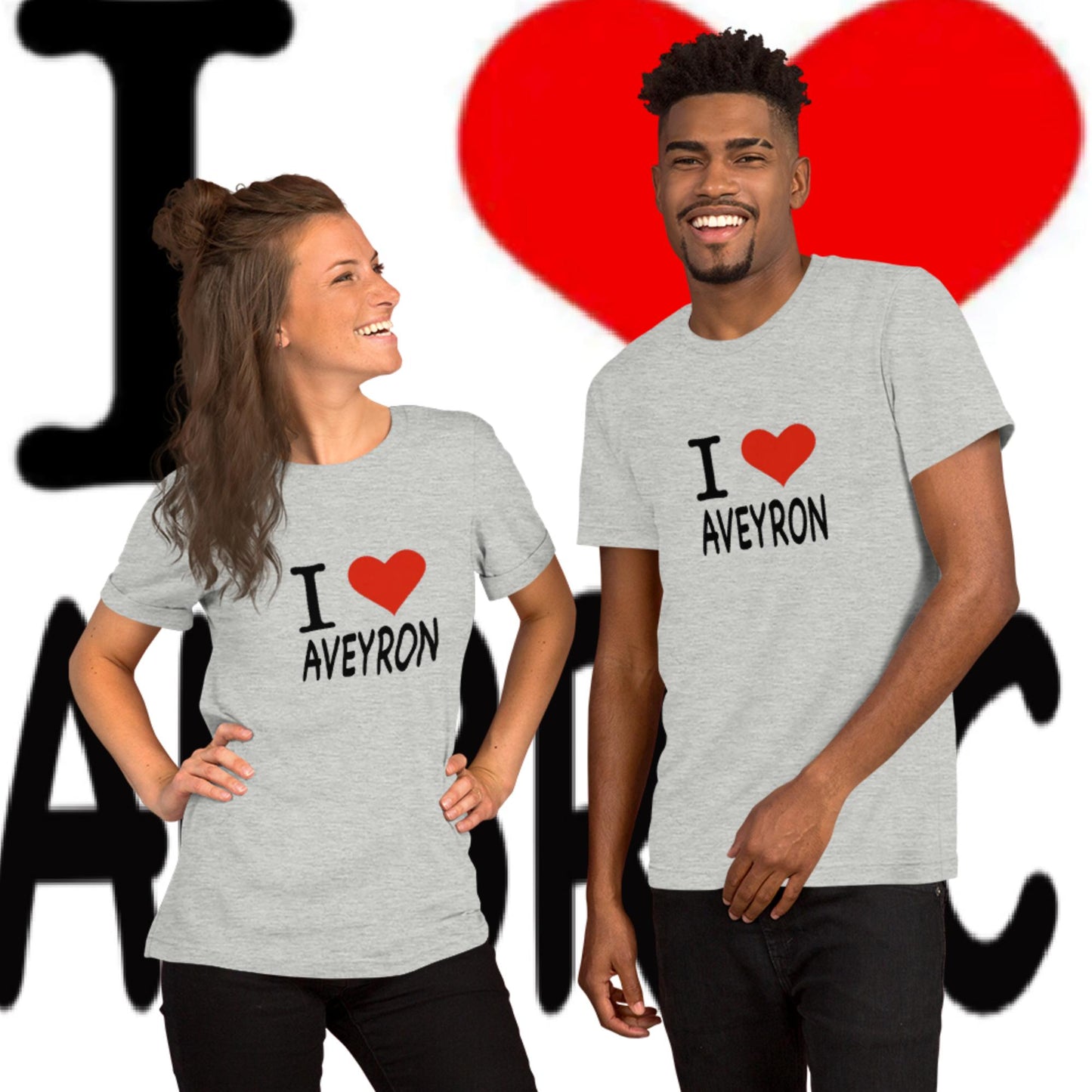 I LOVE AVEYRON,  T-shirt unisexe