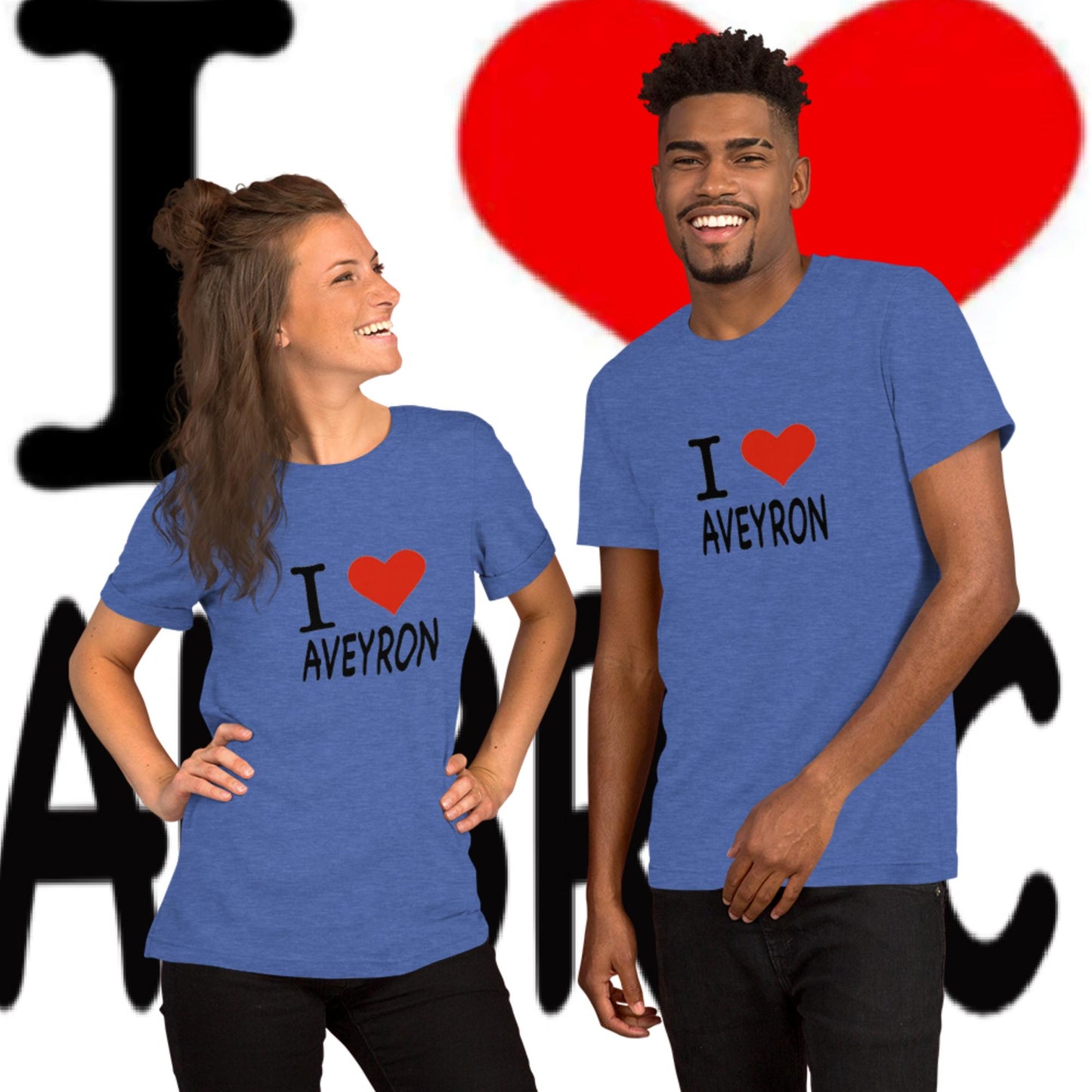 I LOVE AVEYRON,  T-shirt unisexe