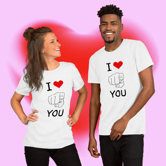 I love you, T-shirt unisexe