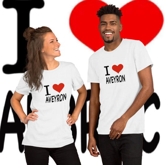 I LOVE AVEYRON,  T-shirt unisexe