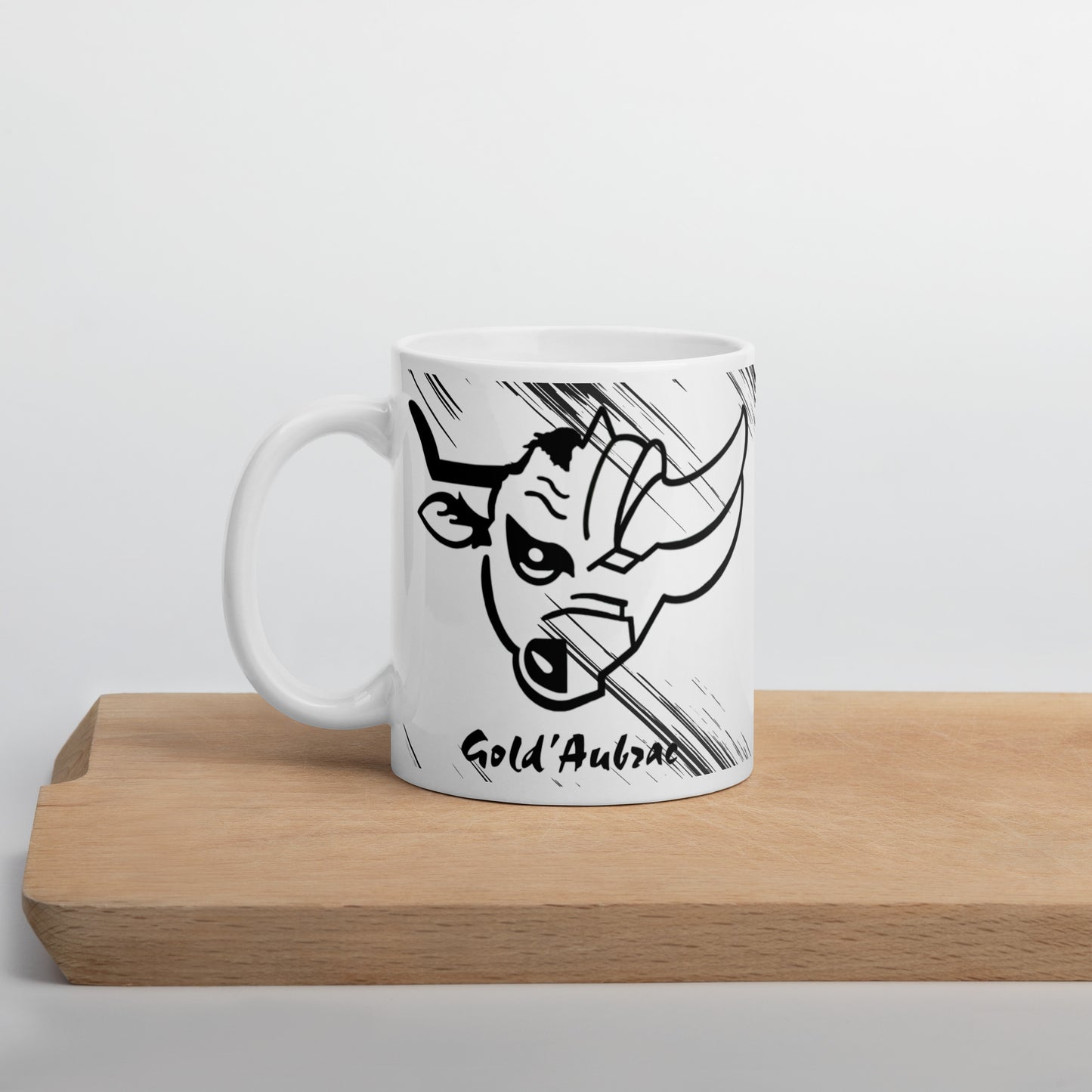 Gold ‘Aubrac, Mug Blanc Brillant