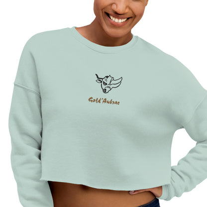 Gold’Aubrac, BRODÉ, Sweat-Shirt Crop-Top