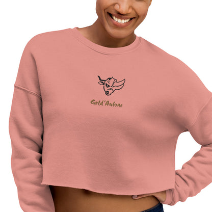 Gold’Aubrac, BRODÉ, Sweat-Shirt Crop-Top